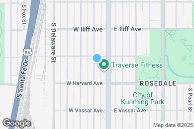 Map image of the property - 2426 S Acoma St