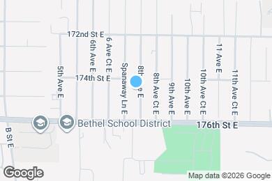 Map image of the property - 17412 8th Ave E