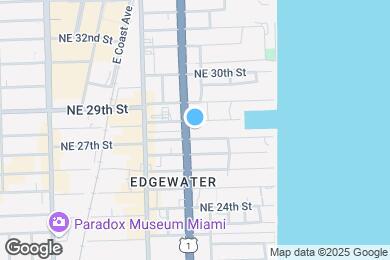 Map image of the property - Blu27 at Edgewater