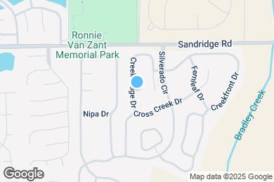 Map image of the property - 2731 Creek Ridge Dr