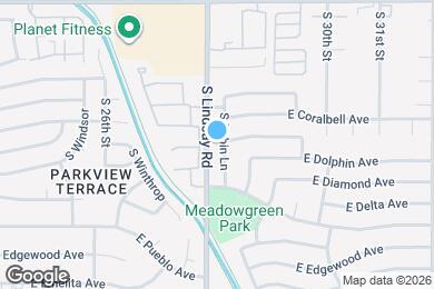 Map image of the property - 656 S Robin Ln