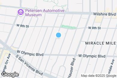 Map image of the property - 848 S Curson Ave
