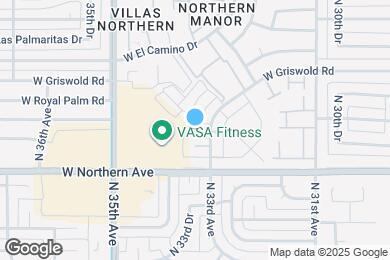 Map image of the property - 3313 W Harmont Dr