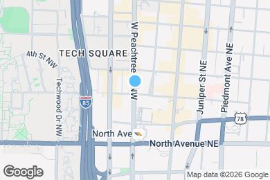 Map image of the property - 1700 North Avenue