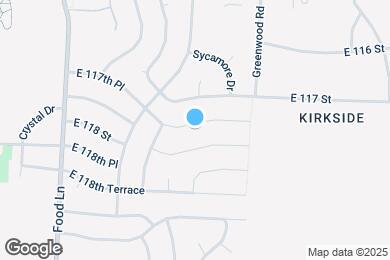 Map image of the property - 7905 E 117th Pl