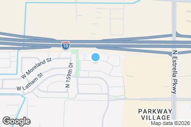Map image of the property - 15833 W Moreland St
