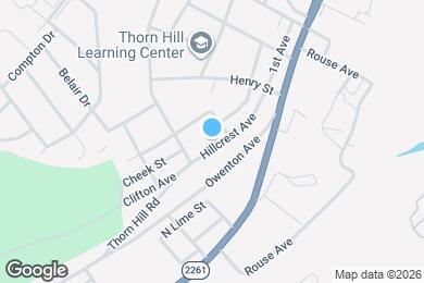 Map image of the property - 720 Hillcrest Ave