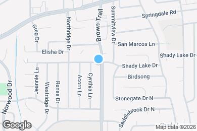 Map image of the property - 1765 Brown