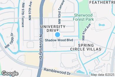 Map image of the property - 1410 NW 93rd Terrace