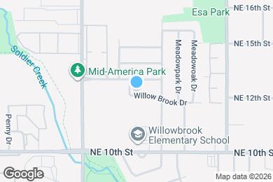 Map image of the property - 829 Willow Brook Dr