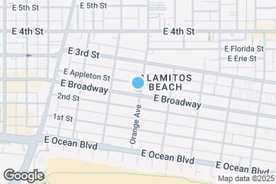 Map image of the property - 1169 E Broadway