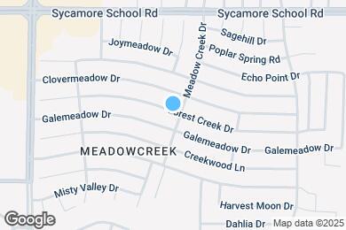 Map image of the property - 2803 Forest Creek Dr