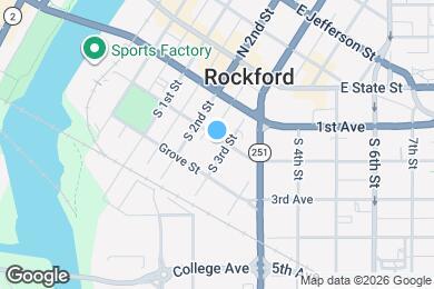 Map image of the property - 303 S 3rd St