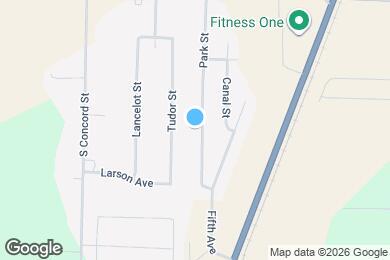 Map image of the property - 1410 Park St