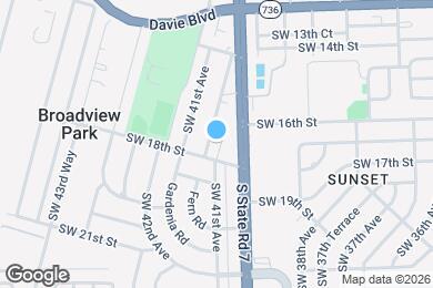 Map image of the property - 1712 SW 40th Terrace