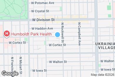 Map image of the property - 2617 W Thomas St