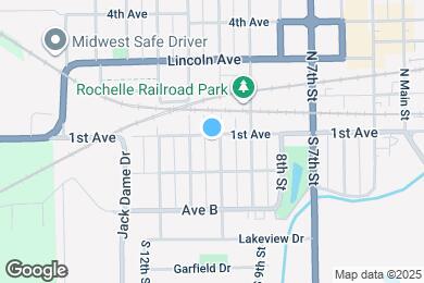 Map image of the property - 1002 1st Ave