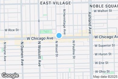 Map image of the property - 1753 W Chicago Ave