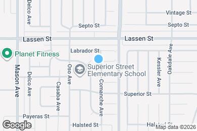 Map image of the property - 9767 Comanche Ave