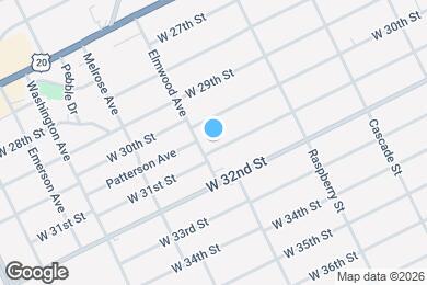 Map image of the property - 1216 W 31st St