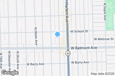 Map image of the property - 3242 N Oconto Ave