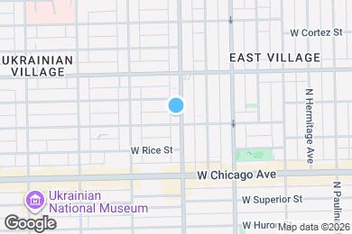 Map image of the property - 906 N Damen Ave