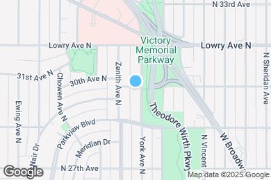 Map image of the property - 2949 York Ave N