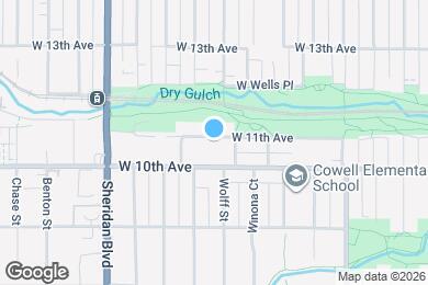 Map image of the property - 4812 W 11th Ave
