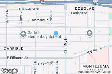 Map image of the property - 1517 E Garfield St