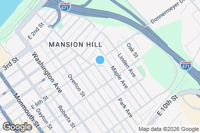 Map image of the property - 611 Park Ave