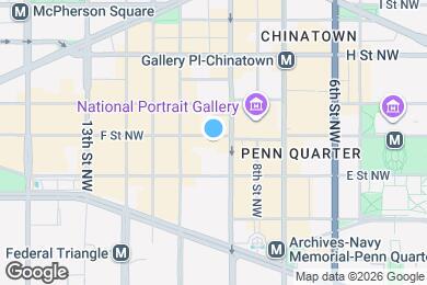 Map image of the property - 912 F St NW