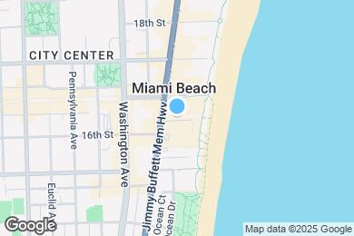 Map image of the property - 1623 Collins Ave