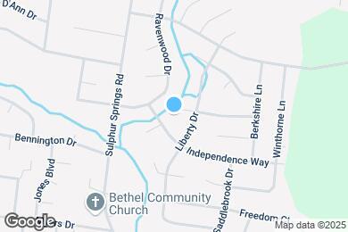 Map image of the property - 611 Brandywine Dr
