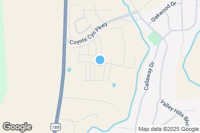 Map image of the property - The Springs at Coyote Ridge