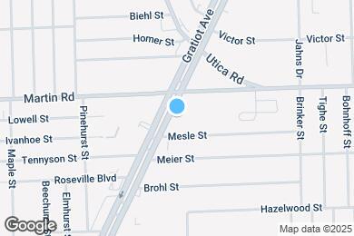 Map image of the property - 27850 Gratiot Ave