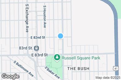 Map image of the property - 8208 S South Shore Dr