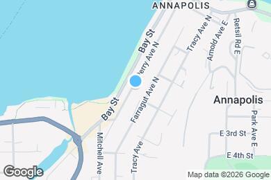 Map image of the property - 307 Perry Ave N