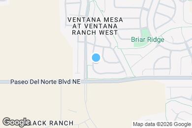 Map image of the property - 9504 Cerro Largo Pl NW