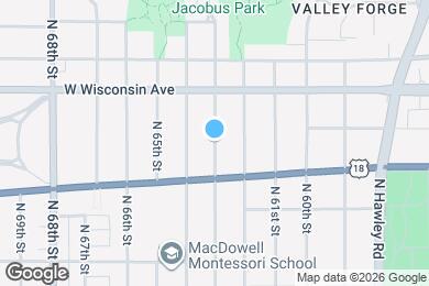 Map image of the property - 557 N 63rd St