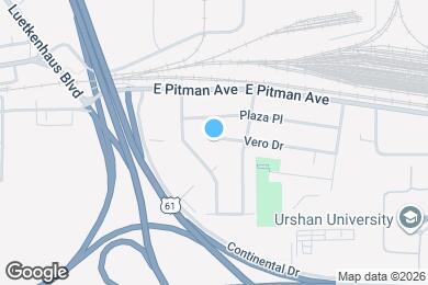 Map image of the property - 1412 Vero Dr