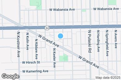 Map image of the property - 1512 N Kedvale Ave