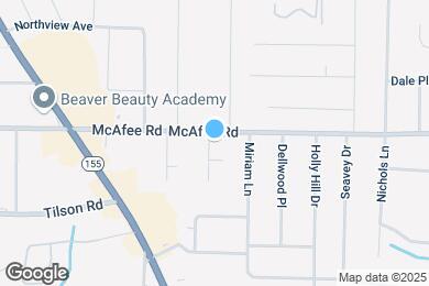 Map image of the property - 2745 McAfee Rd
