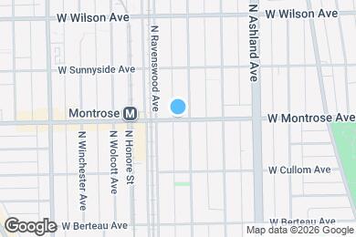 Map image of the property - 1758 W Montrose Ave