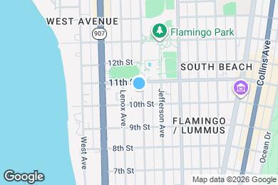 Map image of the property - 1032 Michigan Ave