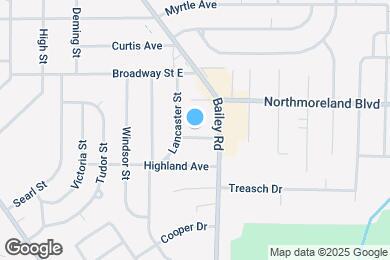 Map image of the property - 1135 Saxe Ave