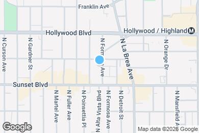 Map image of the property - 1541 N Formosa Ave