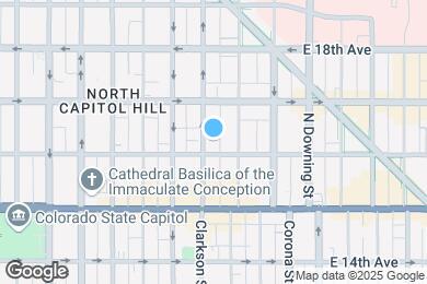 Map image of the property - 1630 N Clarkson St