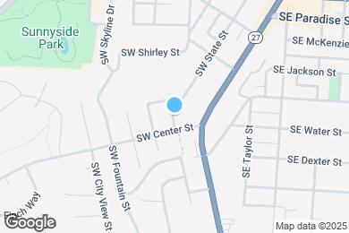 Map image of the property - 550 SW State St