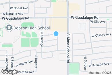 Map image of the property - 1308 W Obispo Ave