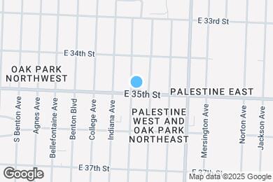 Map image of the property - 3447 Bales Ave